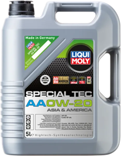 Liqui Moly 0W-20 Motor Yağı Special Tec AA 5 L