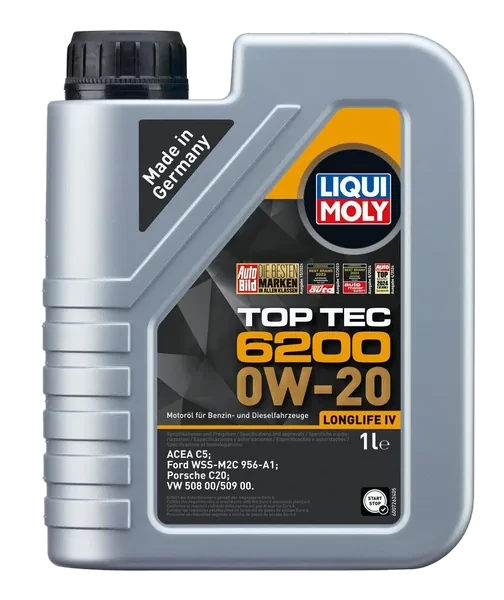 Liqui Moly 0W-20 Motor Yağı Top Tec 6200 1 L