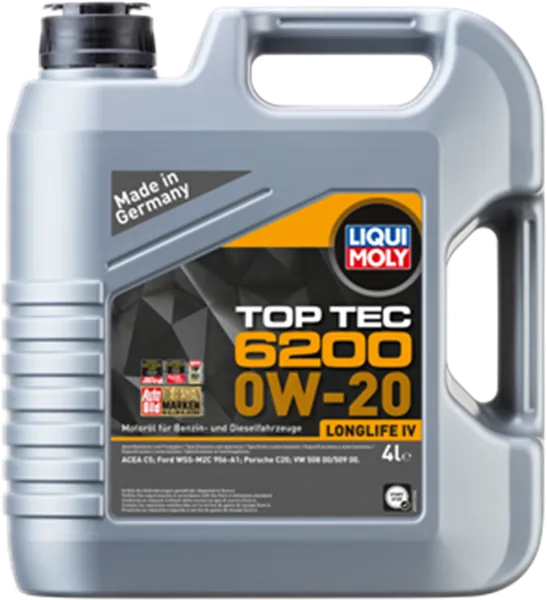 Liqui Moly 0W-20 Motor Yağı Top Tec 6200 4 L