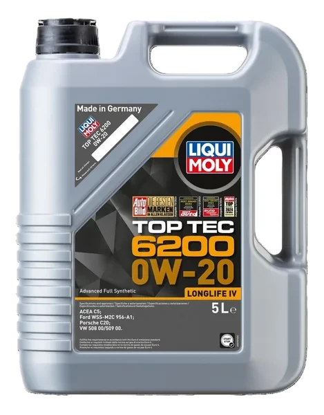 Liqui Moly 0W-20 Motor Yağı Top Tec 6200 5 L