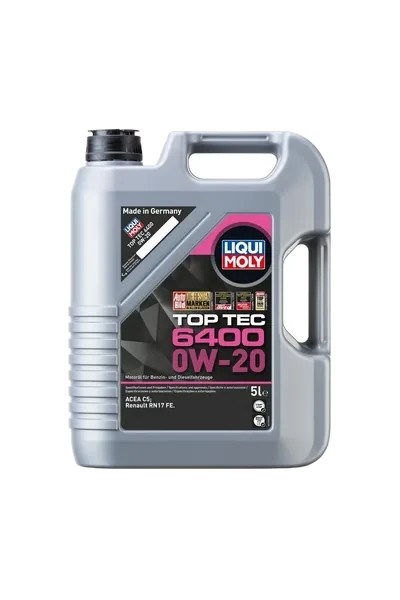 Liqui Moly 0W-20 Motor Yağı Top Tec 6400 5 L