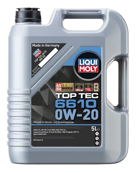 Liqui Moly 0W-20 Motor Yağı Top Tec 6610 5 L