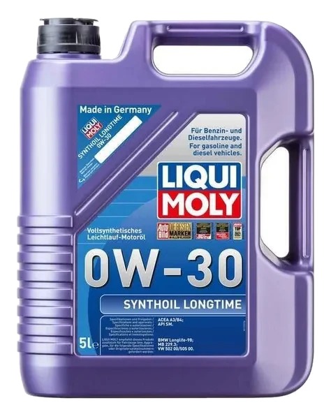 Liqui Moly 0W-30 Motor Yağı Synthoil Longtime 5 L