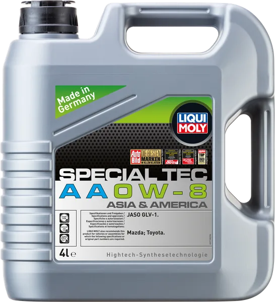 Liqui Moly 0W8 Motor Yağı Special Tec AA 4 L