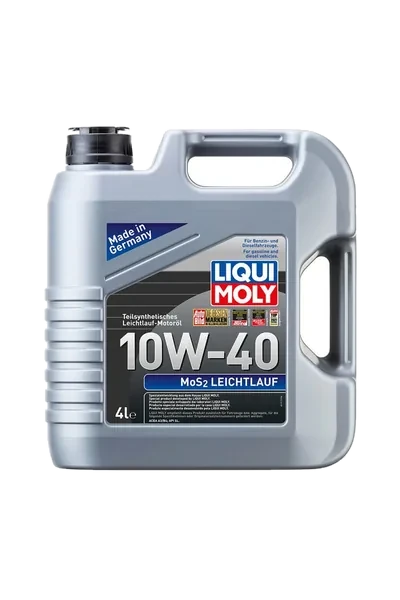 Liqui Moly 10W-40 Motor Yağı Kısmi Sentetik MoS2'li LEICHTLAUF 4 L