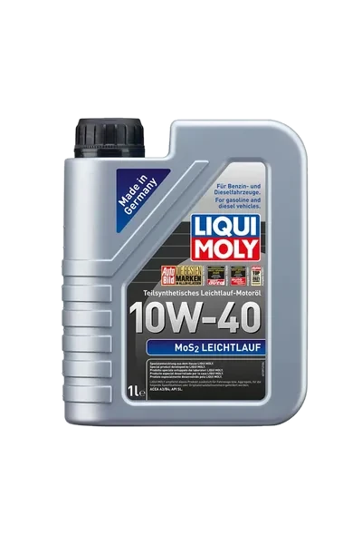 Liqui Moly 10W-40 Motor Yağı MoS2'li Kısmi Sentetik LEICHTLAUF 1 L