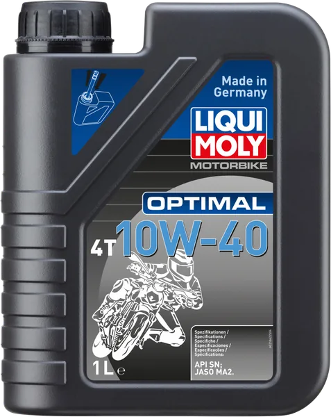 Liqui Moly 4t 10W-40 Motorbike Optimal Mineral Motor Yagi 1 L