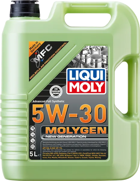 Liqui Moly 5W-30 Motor Yağı Molygen New Generation Advance Full Sentetik 5 L