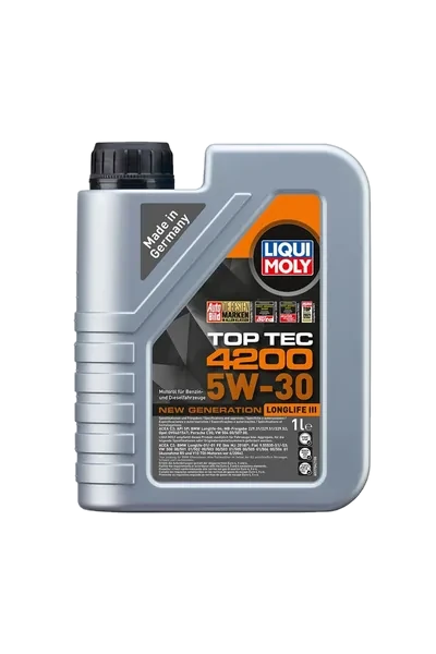 Liqui Moly 5W-30 Motor Yağı Tam Sentetik TOP TEC 4200 1 L