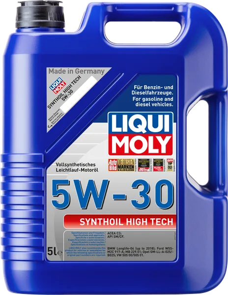 Liqui Moly 5W-30 Synthoil High Tech Tam Sentetik Motor Yağı