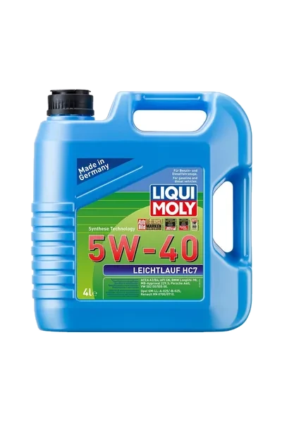 Liqui Moly 5W-40 Motor Yağı Sentetik LEICHTLAUF HC7 4 L