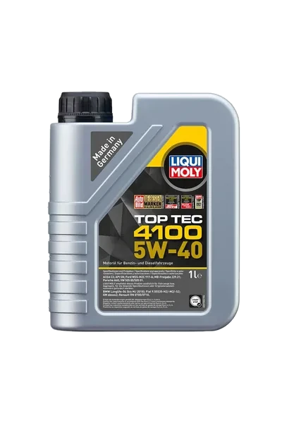 Liqui Moly 5W-40 Motor Yağı TOP TEC 4100 Tam Sentetik 1 L
