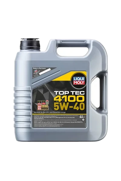 Liqui Moly 5W-40 Motor Yağı TOP TEC 4100 Tam Sentetik 4 L