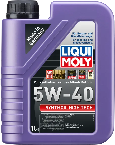 Liqui Moly 5W-40 Synthoil High Tech Tam Sentetik Motor Yağı 1 L