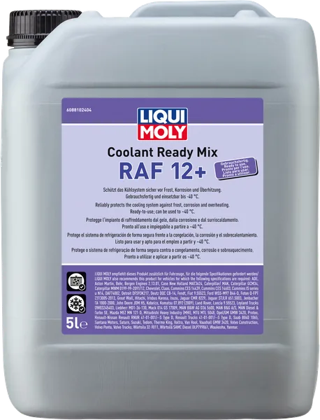 LIQUI MOLY Radyatör Antifrizi RAF 12+ (G12+) Kırmızı 5 l