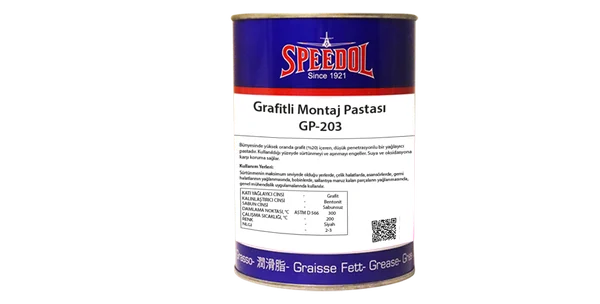 SPEEDOL Grafitli Montaj Pastası GP-203