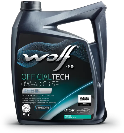 WOLF OFFICIALTECH 0W-40 C3 SP