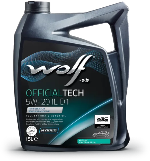 WOLF OFFICIALTECH 5W-20 IL D1